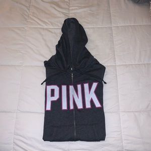 PINK zip up hoodie